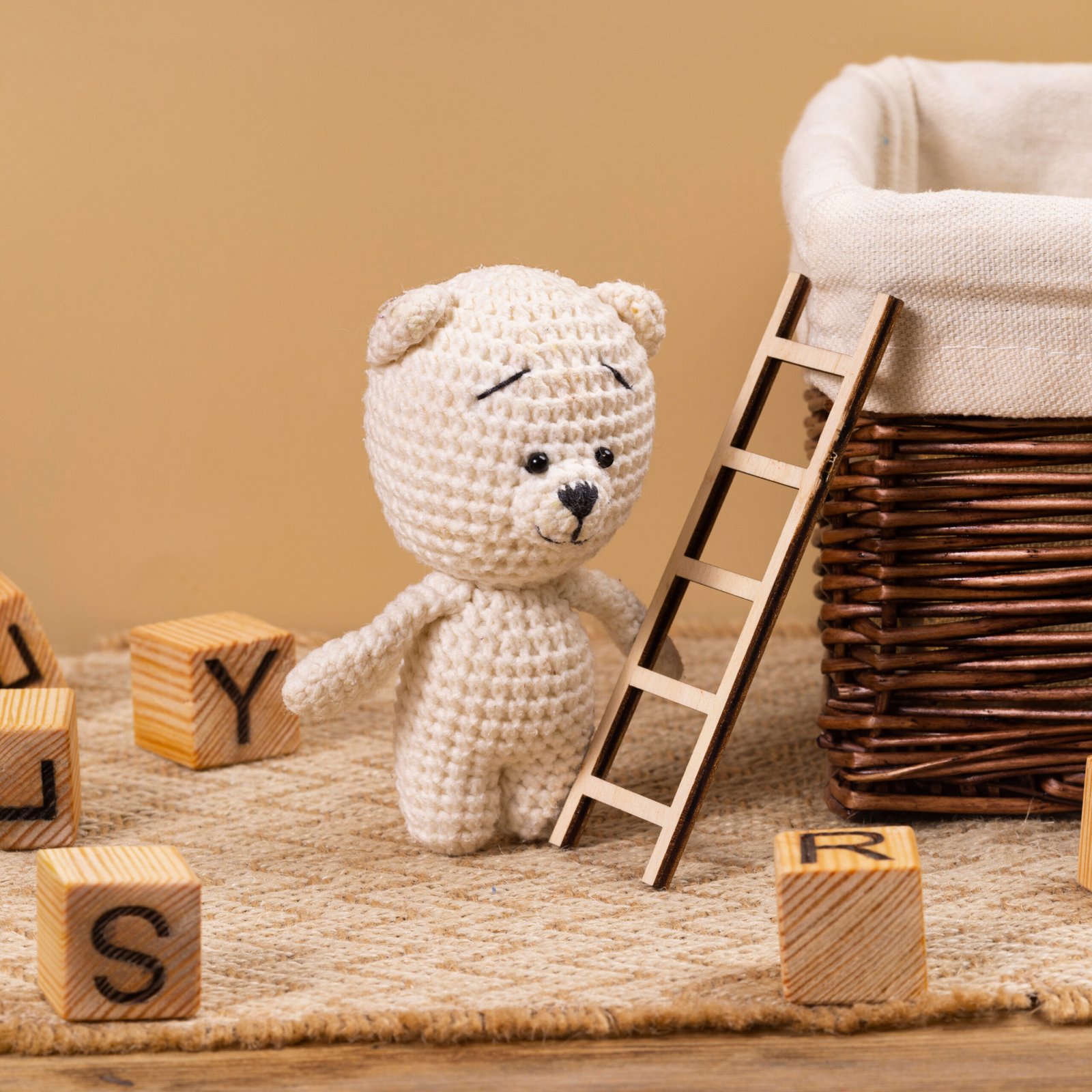 cute-plush-toy-ladder-arrangement 1