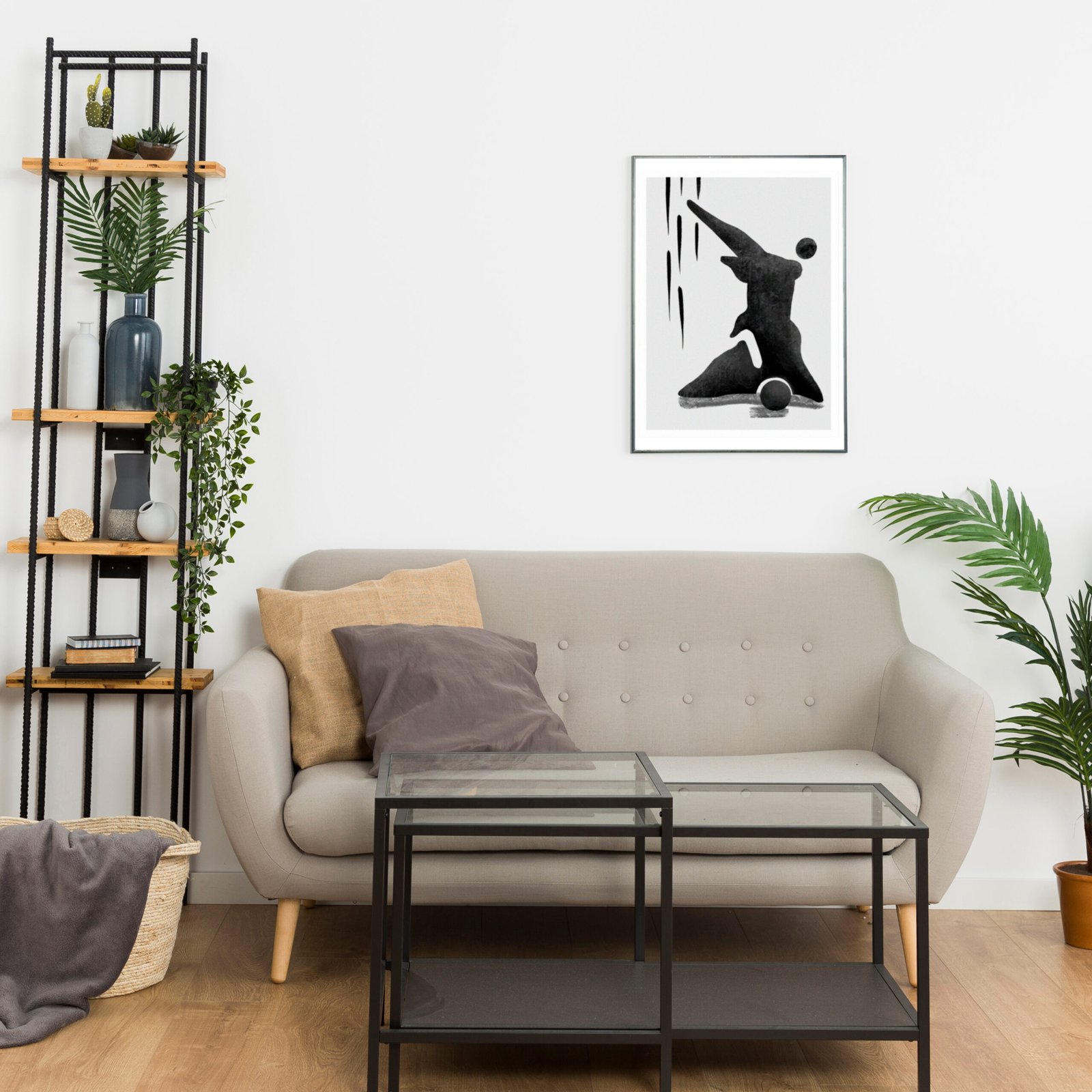 interior-design-with-photoframes-couch 1